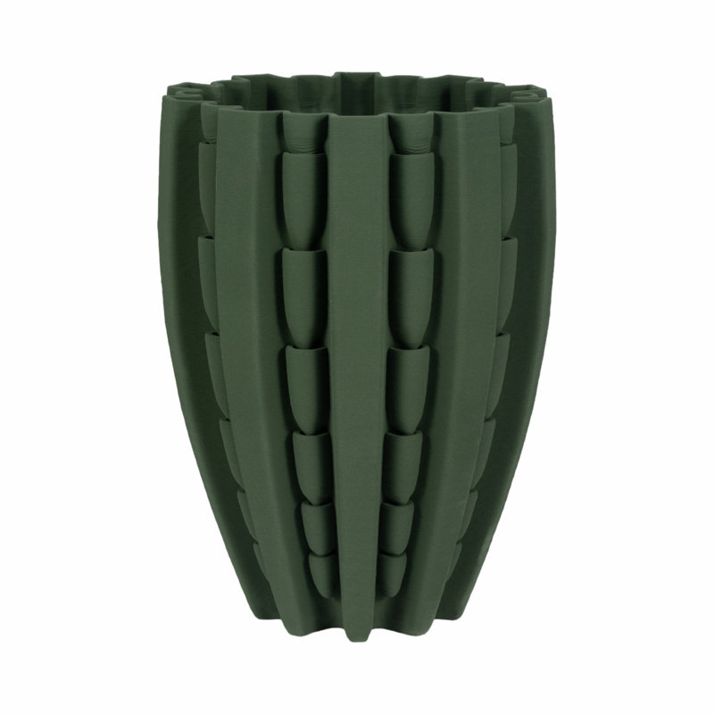 Lakeland Handmade Stoneware Table Vase, 15" H x 11" W x 11" D