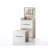 3 in 1 Vanity Desk with Plip Top Mirror,Small Make Up Vanity Set with Visible Glass Desktop-1306423251