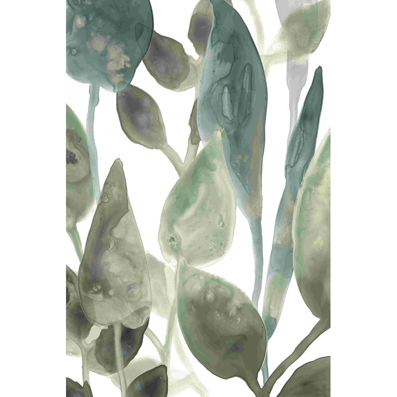 Feuilles d'eau IV, H 30 po x l 20 po