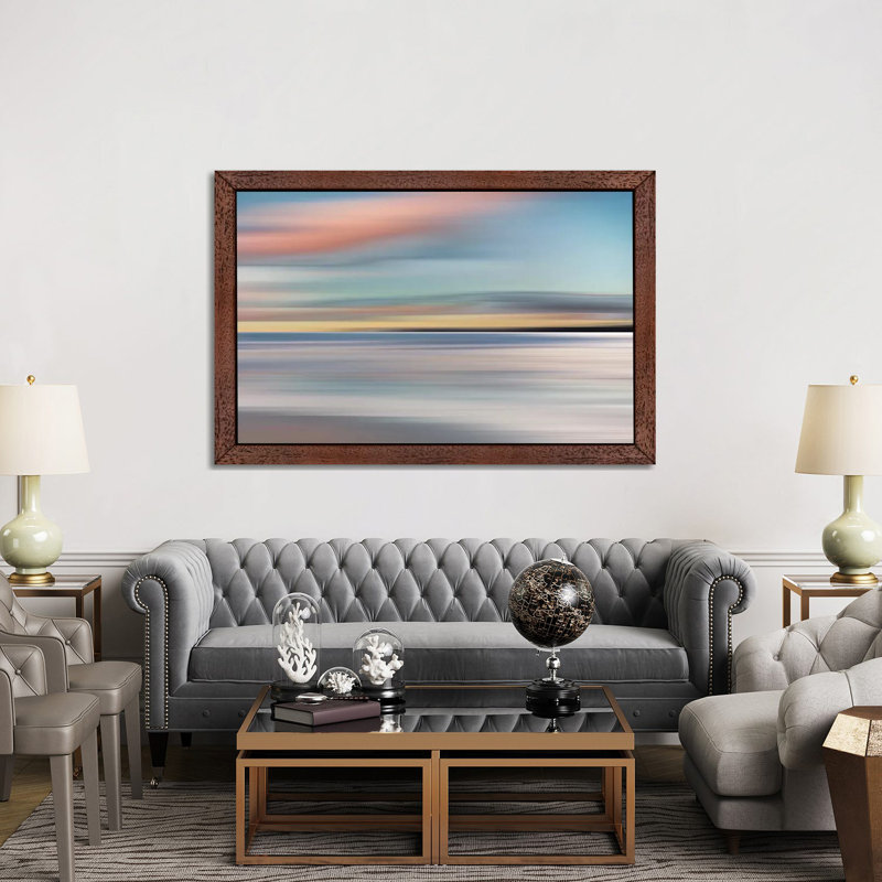Honey Twilight by Mike Calascibetta - Print on Canvas, 152.5 cm H x 101.5 cm W, Brown Framed