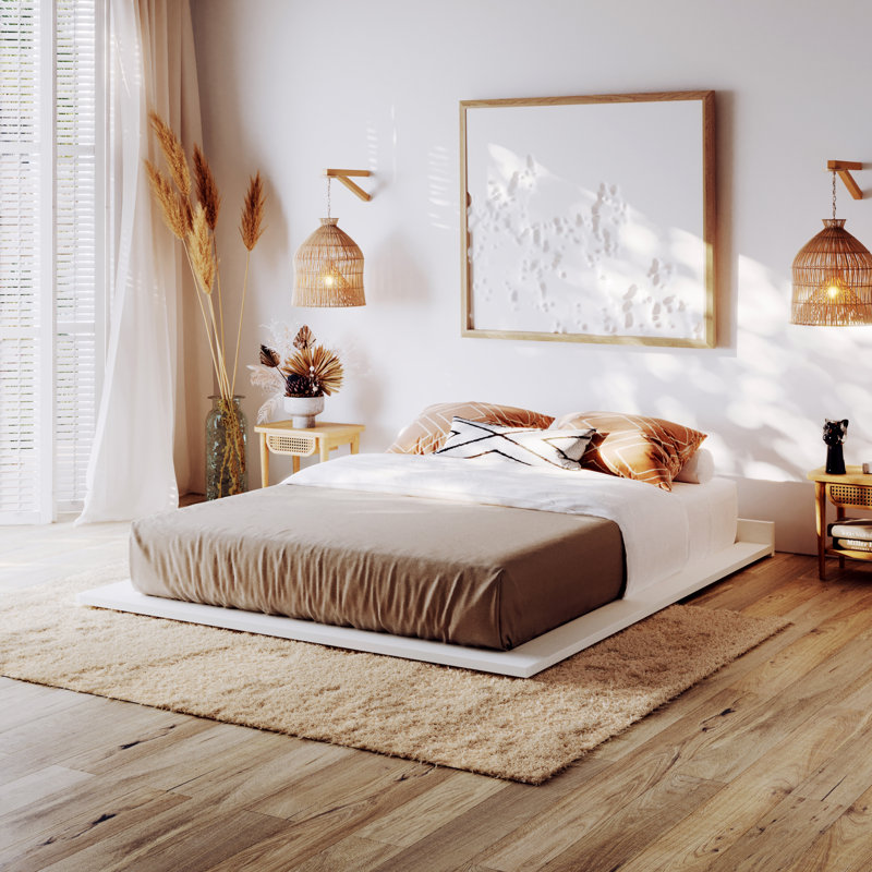 Base de lit Hardman, Lit simple, Blanc