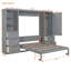 Grand lit escamotable mural avec placard-991827131