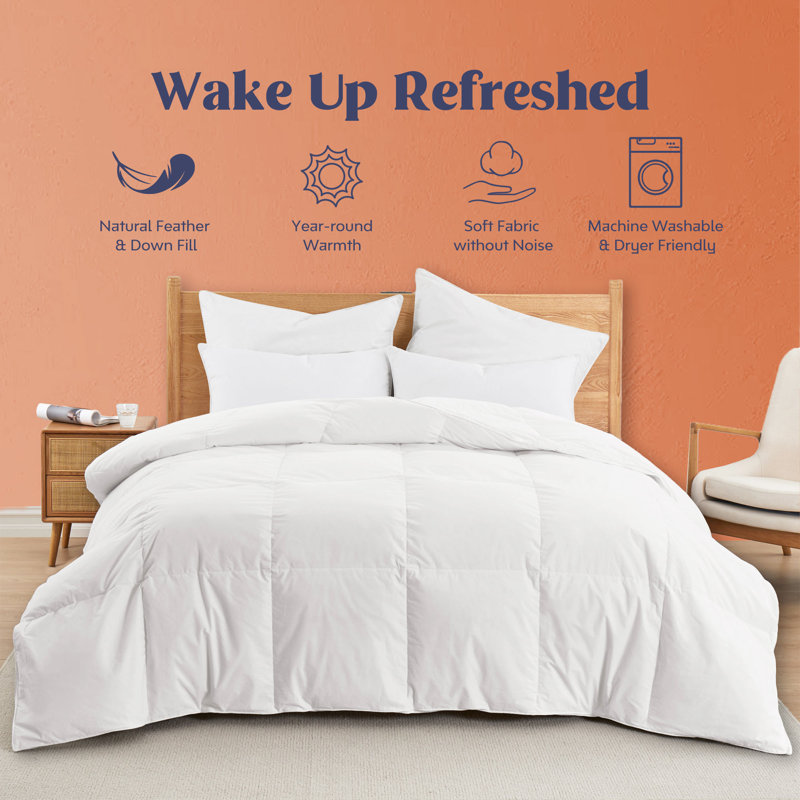 All Season Down Blend Down Comforter, Twin
