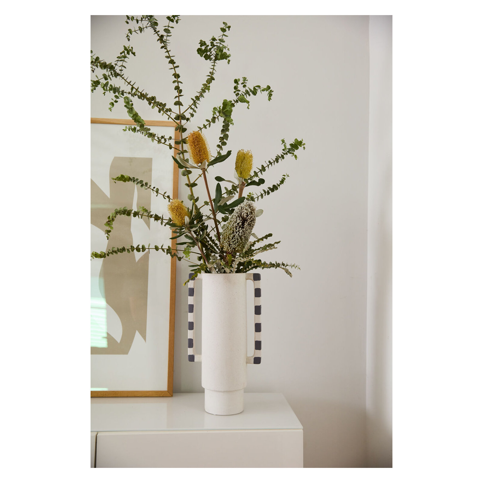 Milos Vase 9.25"x 5.75"x 17.75"