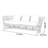 Braylenn 74.01'' Wide Rectangle Wicker Patio Sofa with Cushions
