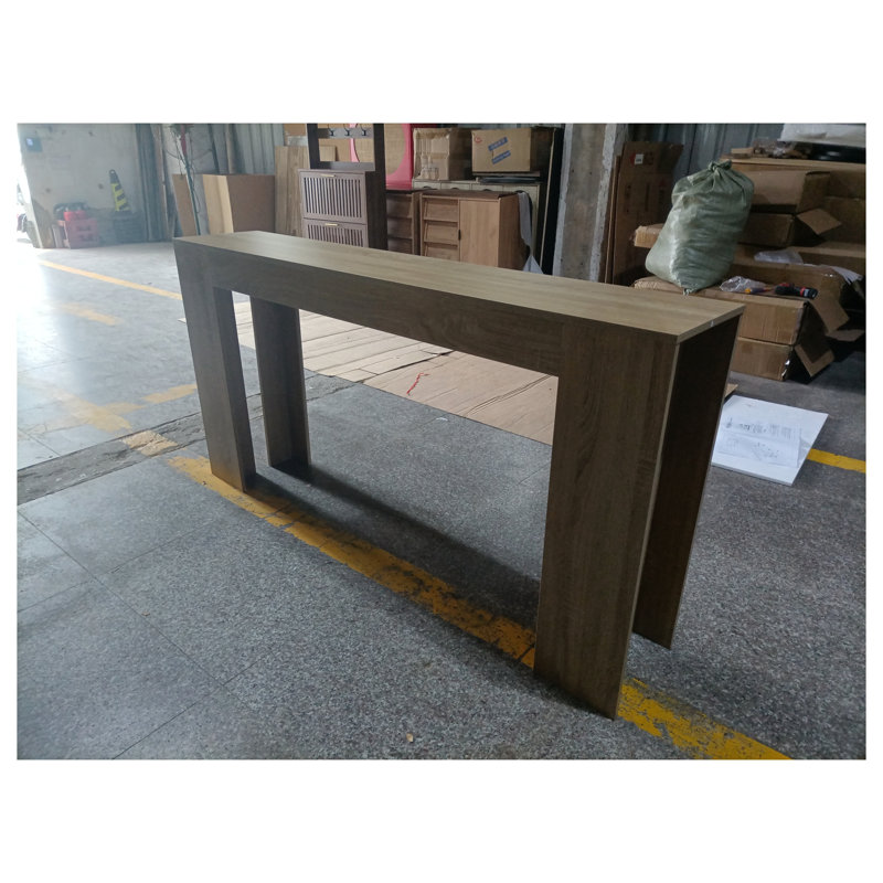 62.99-inch Sofa Side Table, An Extra-long Entryway Table Suitable For Living Rooms, Hallways, Entryways, Or Foyers, Oak