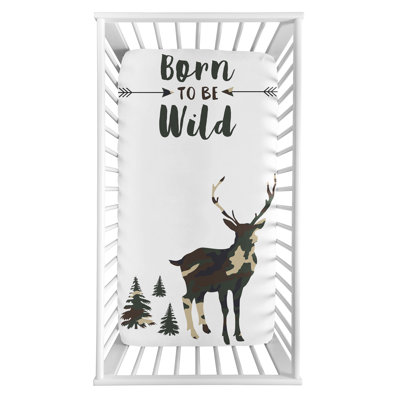 Drap-housse pour lit de bébé Woodland