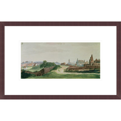 «View of Nurberg» par Albrecht Dürer, impression giclée sur cadre