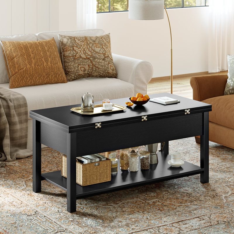 2 Pieces Lift Top Coffee Table with Storage 