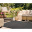 Tapis intérieur / extérieur gris anthracite Hubertusz-68659122
