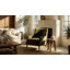 Fauteuil en velours 29,33 po Lorinda