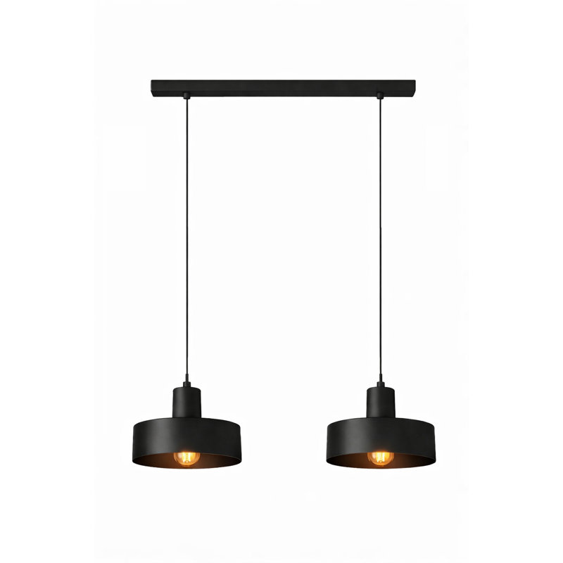 2 - Light Pendant, Matte Black