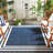 Adhamh 303 Area Indoor/Outdoor Area Rug In Blue / Ivory-1522587030