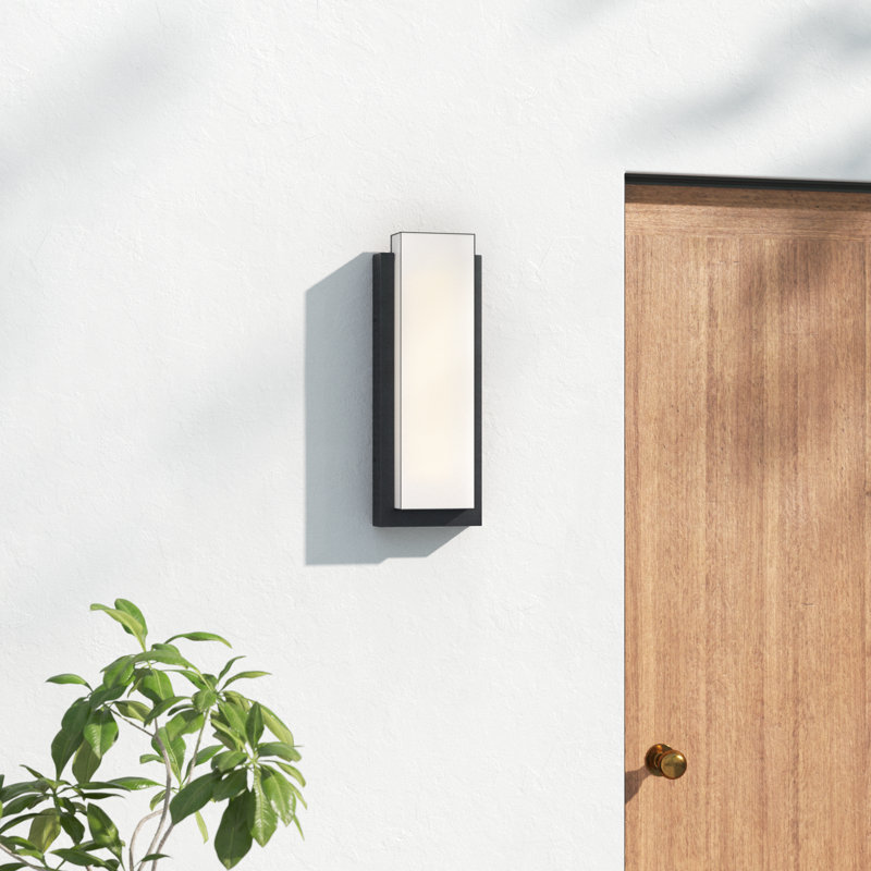 Aluminum LED Wall Light, 22" H x 8" W x 4" D