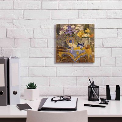 'Garden Table' by Allayn Stevens, Canvas Wall Art