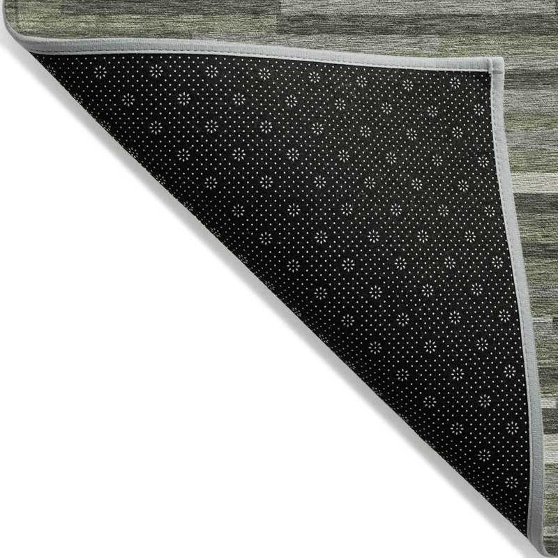 Malek Indoor/Outdoor Area Rug with Non-Slip Backing, Rectangle 10' x 14'