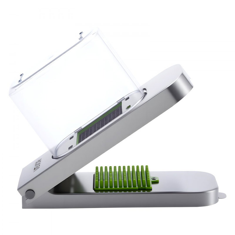 Vegetable Chopper Food Veggie Cutter 3 Stainless Onion Slicer with Container