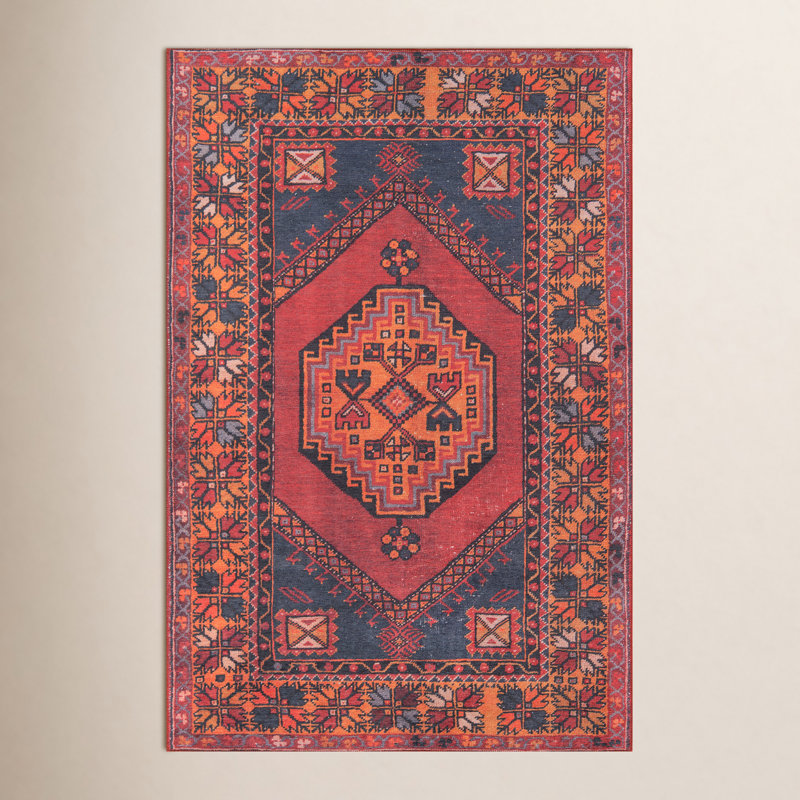 Isthia Oriental Indoor Rug, Rectangle 8'5" x 12'