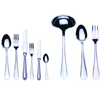 Mepra Norma Flatware Set - 75 Pieces - Stainless Steel