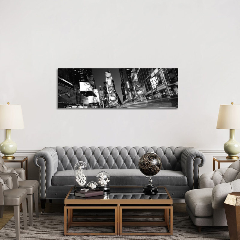 New York Skyline Cityscape - Wrapped Canvas Panoramic Print, 152.4 cm H x 50.8 cm W x 1.91 cm D