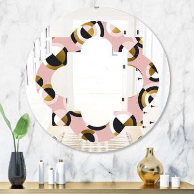 Miroir mural éclectique Quatrefoil