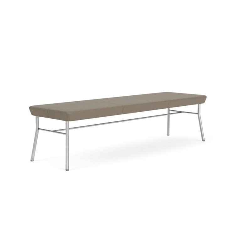 Lesro Banc en métal Mystic, Argent, Modena blé