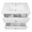 Meuble-lavabo mural moderne de 30 pouces avec lavabo et tiroirs-133678049