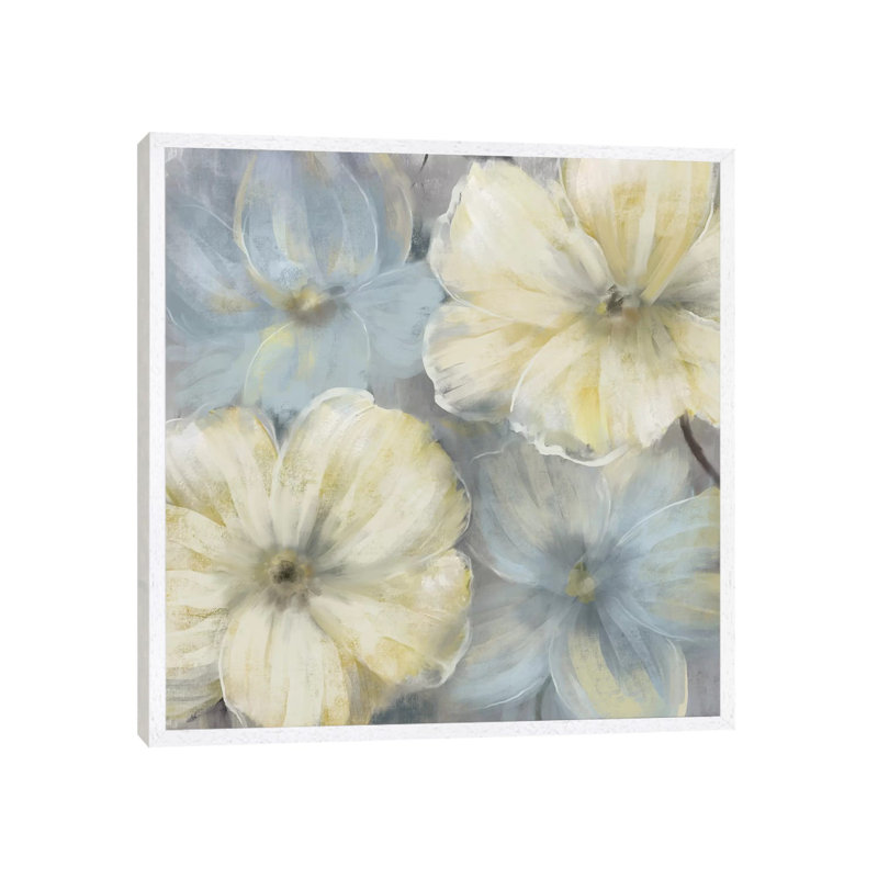 Duet II by Nan - Print on Canvas, White Framed, 93.98 cm H x 93.98 cm W