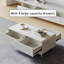 Table basse en bois massif avec rangement Modern Simplicity-258648965-258648964
