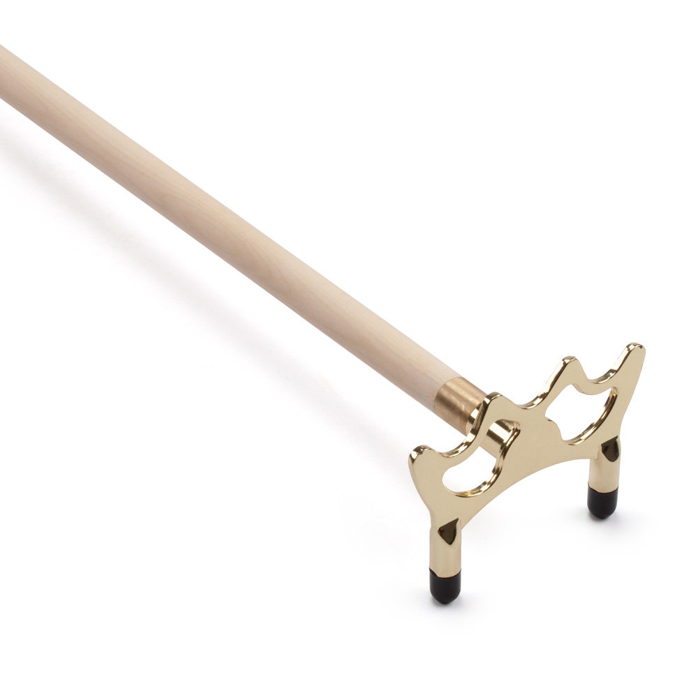 GSE 2-Piece Pool Cue Stick with Brass Metal Screw-on Billiard Bridge Head, Billiard Pool Table Accessories GSE Games & Sports Expert