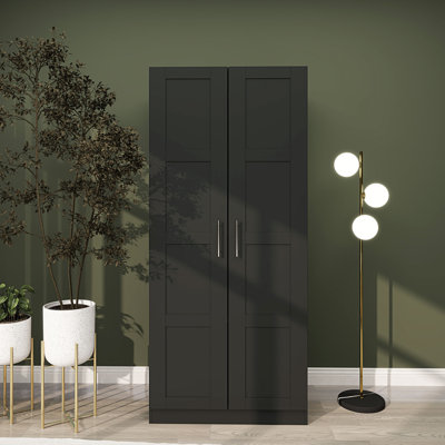 Sigunde 2 Door Manufactured Wood Wardrobe