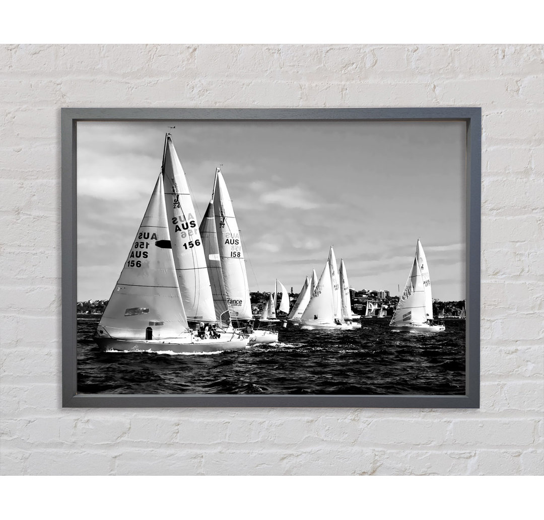 Sailboat Dream B N W - Druck