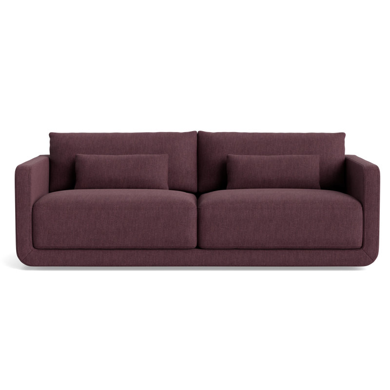 Eva Sofa (85"), Performance Weave - Aubergine
