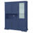 Traditional 63.3X17.8.X78.3Inch Freestanding Buffet With Hutch, Large Kitchen Pantry Storage Cabinet Cupboard With Drawers,Door Shelf And Adjustable Shelves, Blue-1940222540