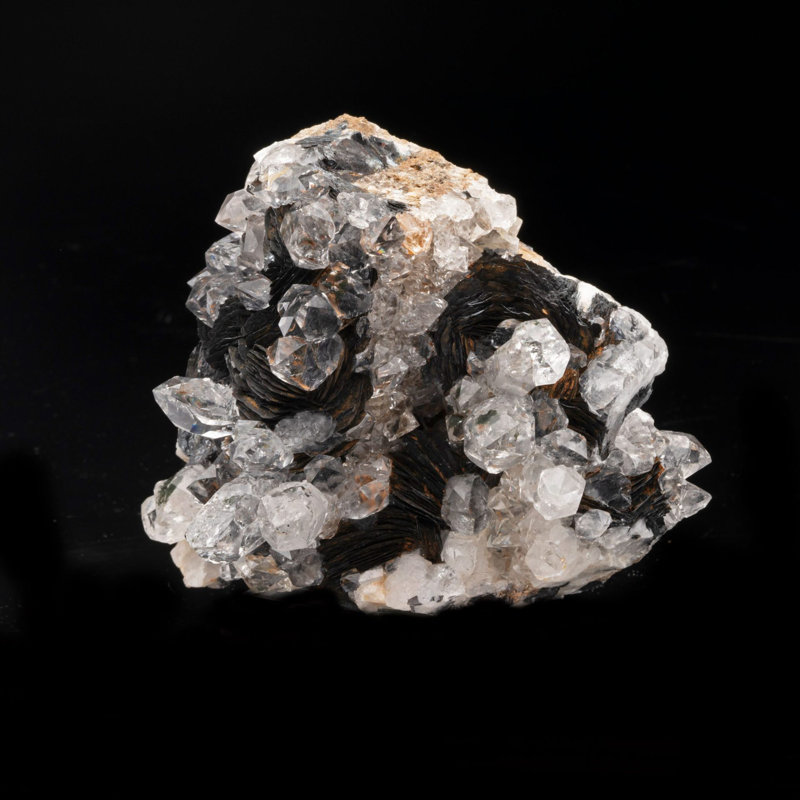 Quartz et hématite de Chine