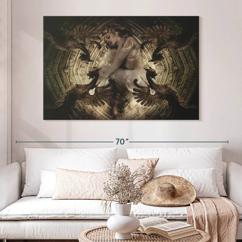 Kelan Wizard Priestess, 34" H x 51" W