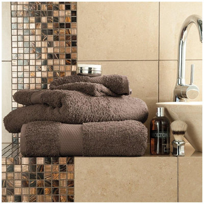 Miami Egyptian Cotton 700 GSM Bathroom Towel Set, Ultra Soft, Plush & Highly Absorbent Hand Towels, Bath Towels & Bath Sheets