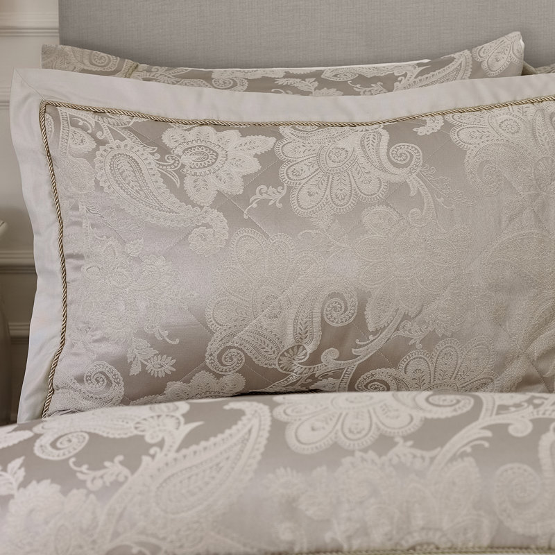 Opulent Jacquard Quilted Pillow sham Pair