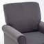 Fauteuil à structure en bois de bouleau massif, chaise rembourrée en mélange de polyester imprimé avec siège rembourré en mousse pour le salon et le bureau-1990282891