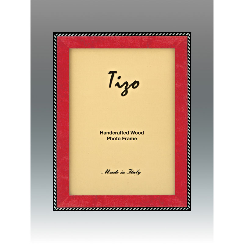 Wood Picture Frame, Red, 4" x 6"