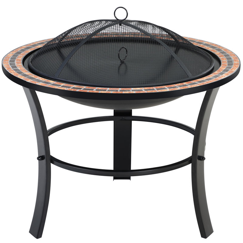 Camas Circle Charcoal Smokeless Outdoor Fireplace
