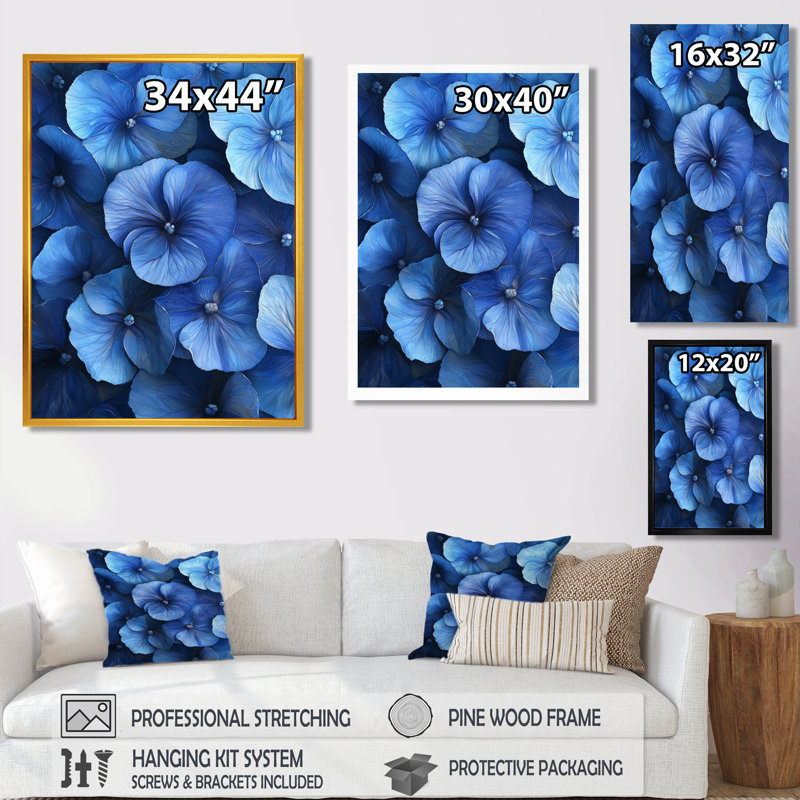 Beckham - reproduction d'art sur toile florale, Toile tendue, Ne s’applique pas, H 20 po x l 12 po