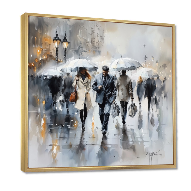 «Vienna City In Winter III», reproduction d'art de Vienne, H 16 po x l 16 po, Doré