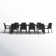 Farrah 11 Piece Dining Set With Extension Table And Sling Arm Chairs