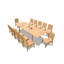 Charleston Outdoor 13 - Piece Teak Dining Set