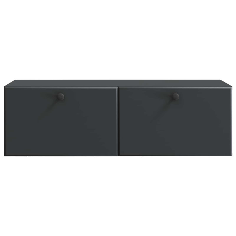 Unfinished TV Stand, Black, 30cm H x 98cm L x 41cm W