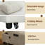 75" Modern Convertible Sleeper Sofa Bed with Adjustable Backrest