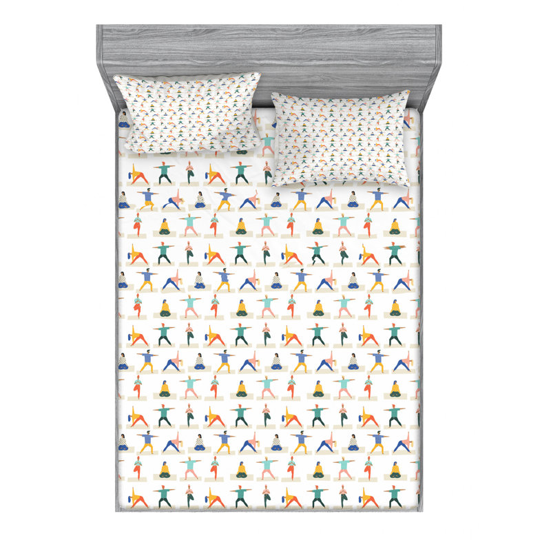 Microfiber Sheet Set, Full Sheet Set with Fitted Sheet