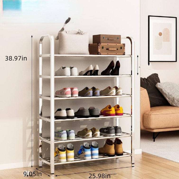 35 Pair Shoe Rack Rebrilliant