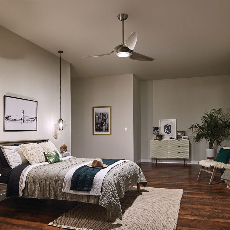 Enosburg 60cm Ceiling Fan with LED Lights